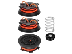3 Carretes, 1 Tapa De Carrete, 1 Resorte Para Desbrozadora Mtd Troy-bilt Bolens, Pieza 753-1156 791-153066b 791-6
