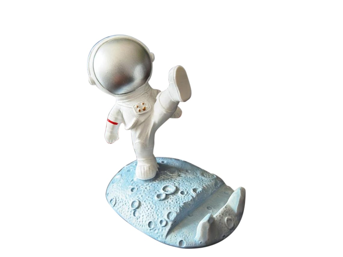 Soporte De Escritorio Para Teléfono Con Diseño Creativo De Astronauta Y Figura De Astronauta, Ideal Para El Hogar Y La Oficina.