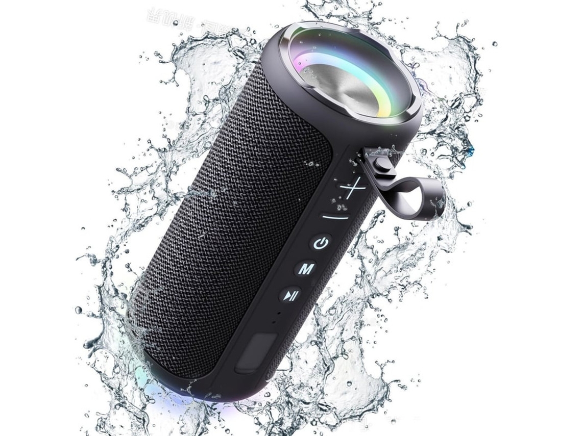Altavoces Bluetooth portátiles de 20 W, multifuncionales, resistentes al agua, para exteriores, de alta potencia, con altavoz Yizhood