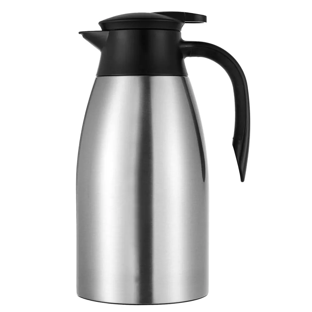 JILLIOPER Bote térmico acero inoxidable 2L bote al vacío jarra café