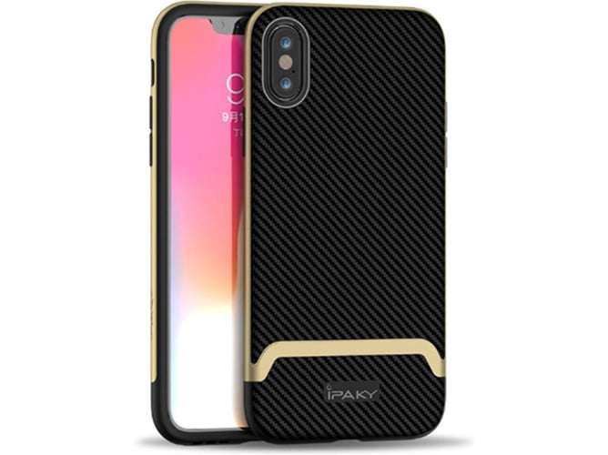 Funda iPhone XS Max WJS Ultra Thin Hard Slim Dorado