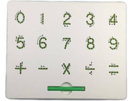 Juego educativo OEM Tableta magnética para niños Números portátiles (Edad mínima: 3 años)