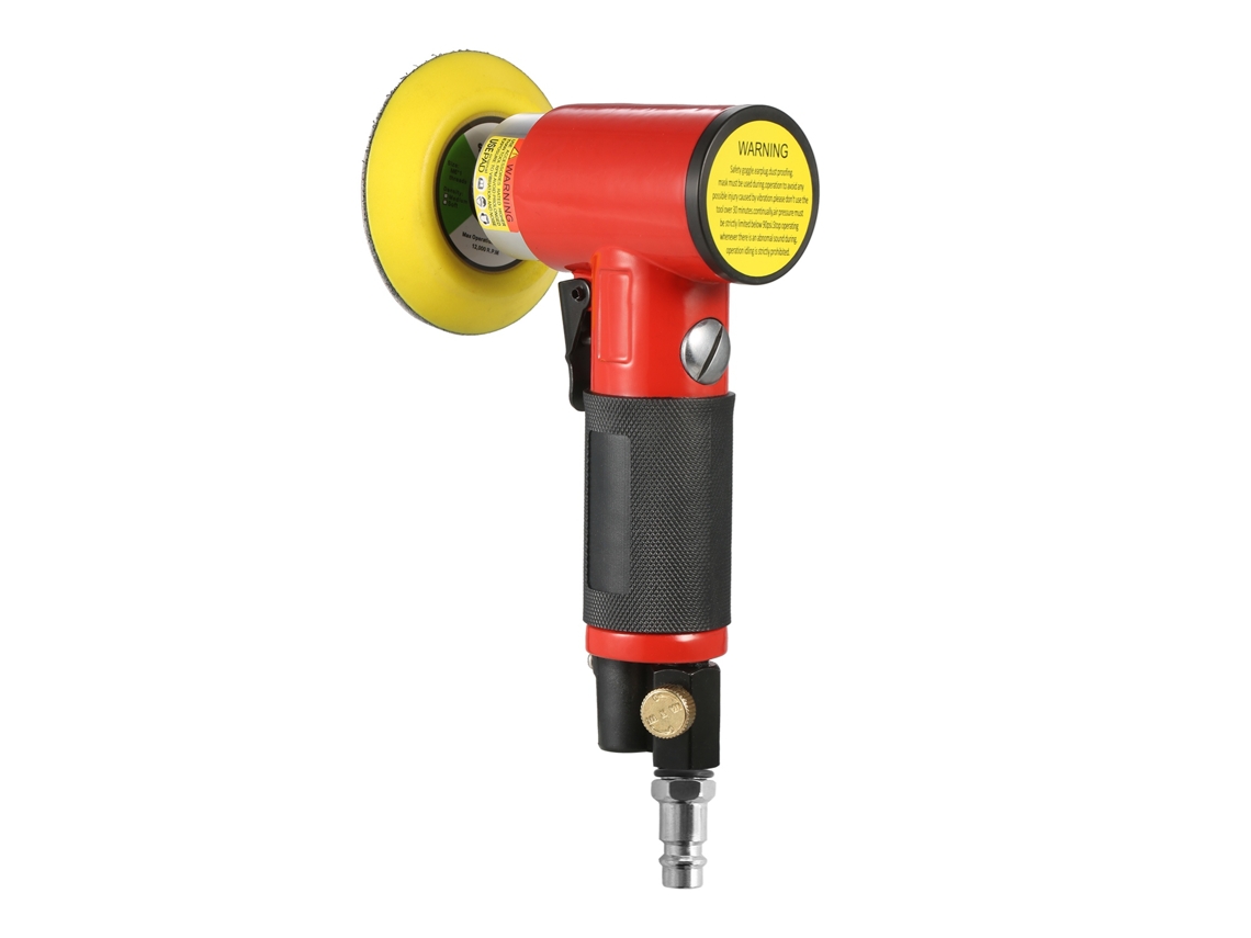 Mini Lijadora Orbital Neumática Con Discos De 1/2/3 Pulgadas Y 15 Discos De Lijado Para Automóviles, Madera Y Pulido.