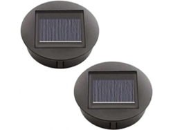 2 Repuestos De Luces Solares Con Panel Solar Led Y Batería Aa Para Jardín Exterior Decoración