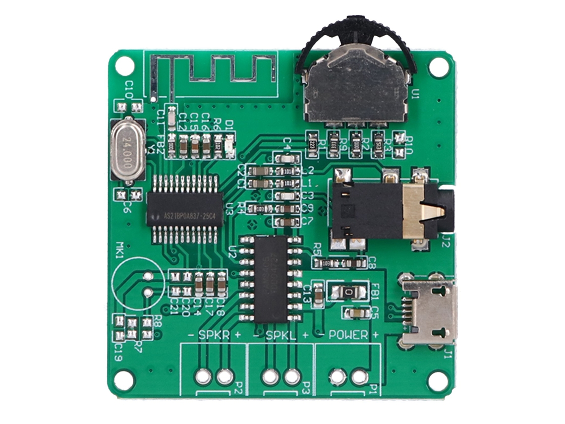 Módulo Amplificador De Audio Estéreo Digital Pam8406 Con Bluetooth 5.0, 3w/5w, Para Montaje Propio.