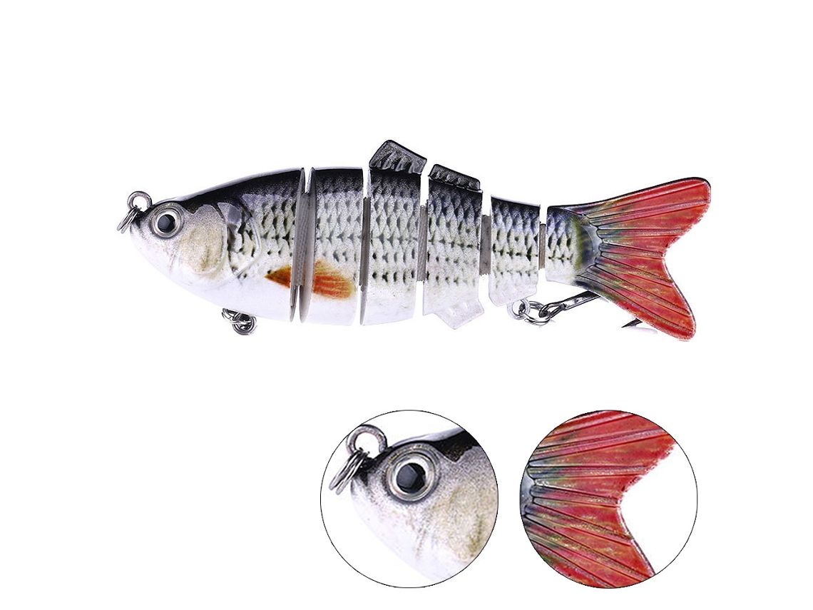 Lure (diseño De Múltiples Articulaciones, Portátil Y Fácil De Usar) Ender Online Cebo De 6 Secciones Al Por Mayor Estilo Nuevo Multicolor