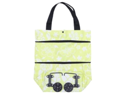Bolsas de supermercado plegables con ruedas, carrito de compras plegable para viajes, 1 juego GOKOCO