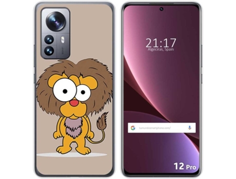 Carcasa para Xiaomi 12 Pro 5G TUMUNDOSMARTPHONE Dibujos Leon Multicolor