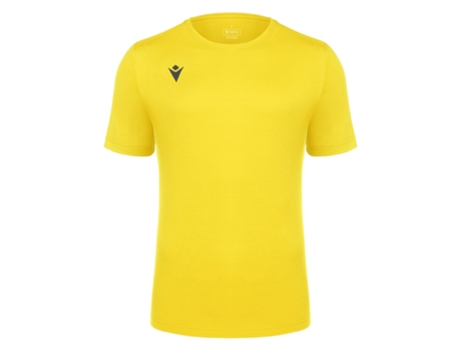 Camiseta Unisex para Deporte MACRON Boost Eco Amarillo (M)
