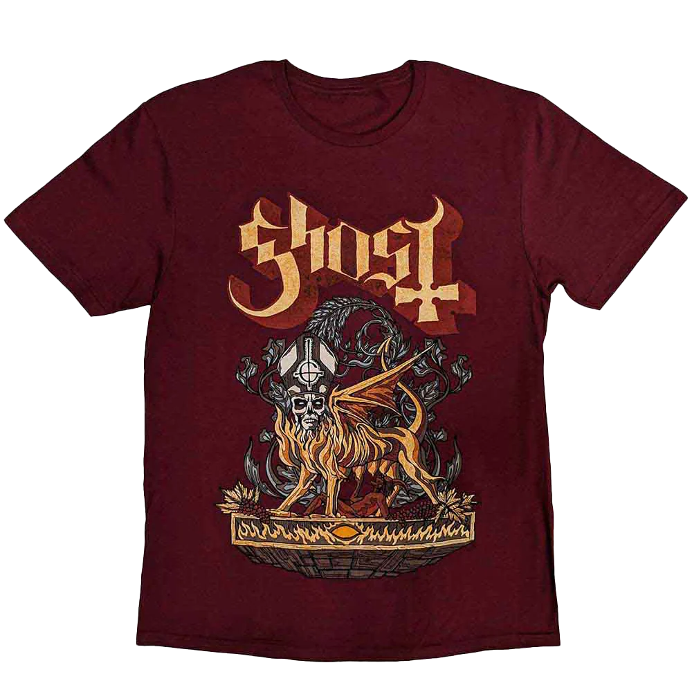 Ghost Firemilk T-shirt Unisex Rockinstone Size:m