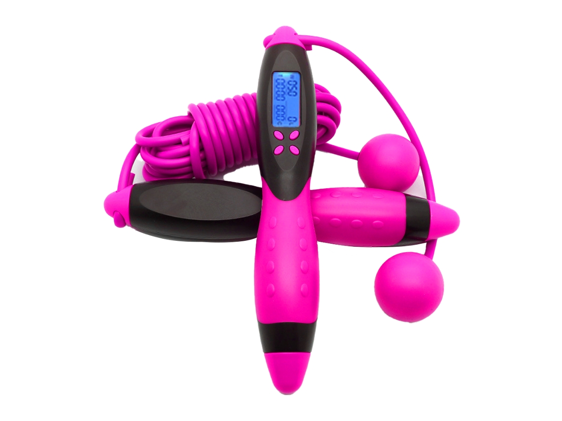 HYMNORA Cuerda de Ejercicio Ajustable Inalámbrica con Contador Digital para Fitness, Boxeo, Gimnasio, etc.