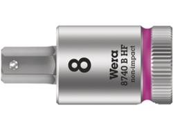 Vaso de punta Zyklop con función de retención 3/8" 8740 B HF Hex-Plus 8,0 x 38,5 mm WERA 05003039001