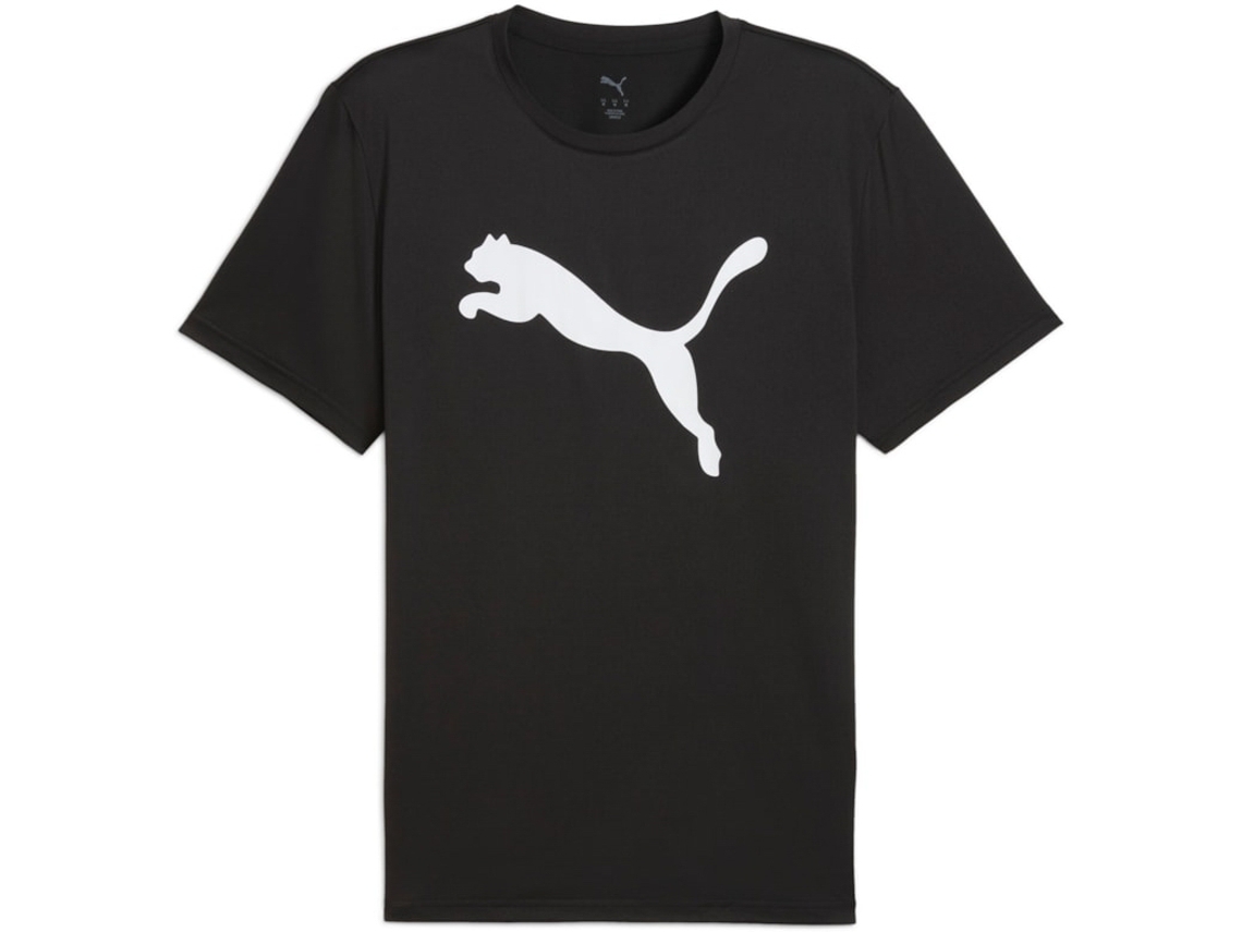 Camiseta Puma Ess Solid Big Cat para hombre, negra, talla XL