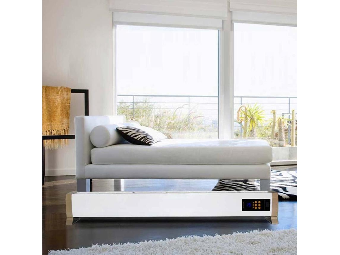 Sined Convector eléctrico de convección natural 2200W con mando a distancia, Blanco
