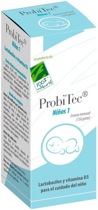 Suplemento Alimentar 100% NATURAL Probitec Niños 1 7,5 Ml (75 Ml - Perlas)