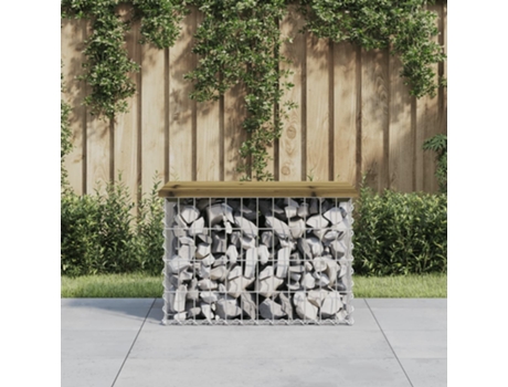 Banco De Jardín VIDAXL Marrón Madera (63x44x42 cm)