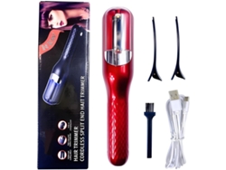 Recortador De Cabello Recortador De Reparación Unisex Para Puntas Dobles Quebradas, Rizadas, Secas, Dañadas Y Quebradizas Gusshious (rojo)