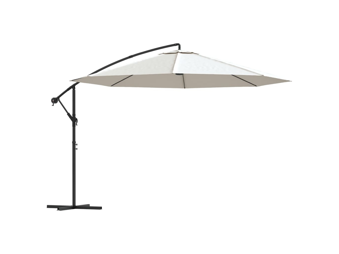 Sombrilla Jardin VIDAXL Blanco (100 x 100 cm)