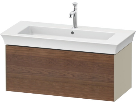 DURAVIT Tulip blanco, mueble de baño montado en la pared, ancho 984 x profundidad 458mm, con 1x extraíble, con tecnología de punta, WT42420