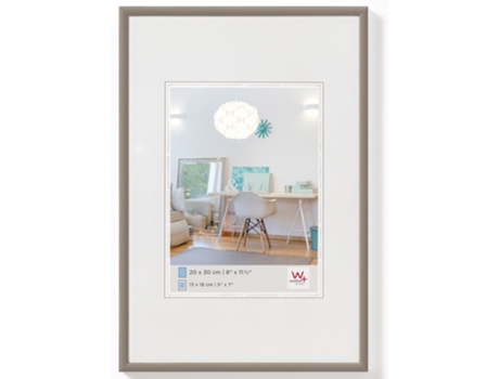 Marco de fotos New Lifestyle color acero 40x60 cm WALTHER DESIGN