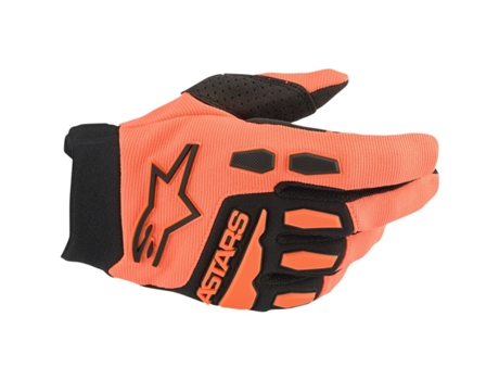 Guantes de moto cross para niños ALPINESTARS yth f bore orange and black M