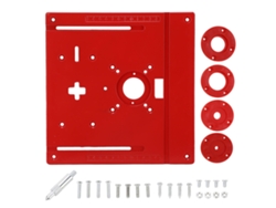 Placa De Inserción De Aleación De Aluminio Para Mesa De Fresadora Giratoria Con Sierra De Calar Para Carpintería.