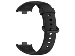 Correa de repuesto para Redmi Watch 4/Xiaomi Band 8 Pro, hecha de silicona negra suave Hexinyigjly