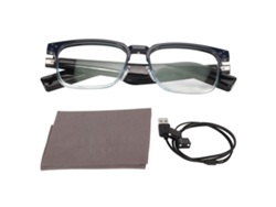 Gafas de audio Bluetooth 5.3, gafas inteligentes estéreo inalámbricas con sonido, estilo de ojos abiertos y resistencia al agua IPX4 para música y llamadas.