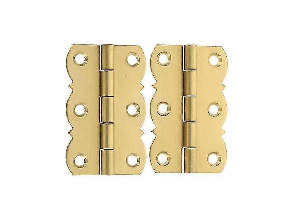 2 Bisagras De Latón Retro Para Muebles Puertas Ventanas Pianino Estantes De Música Resistente A La Corrosión