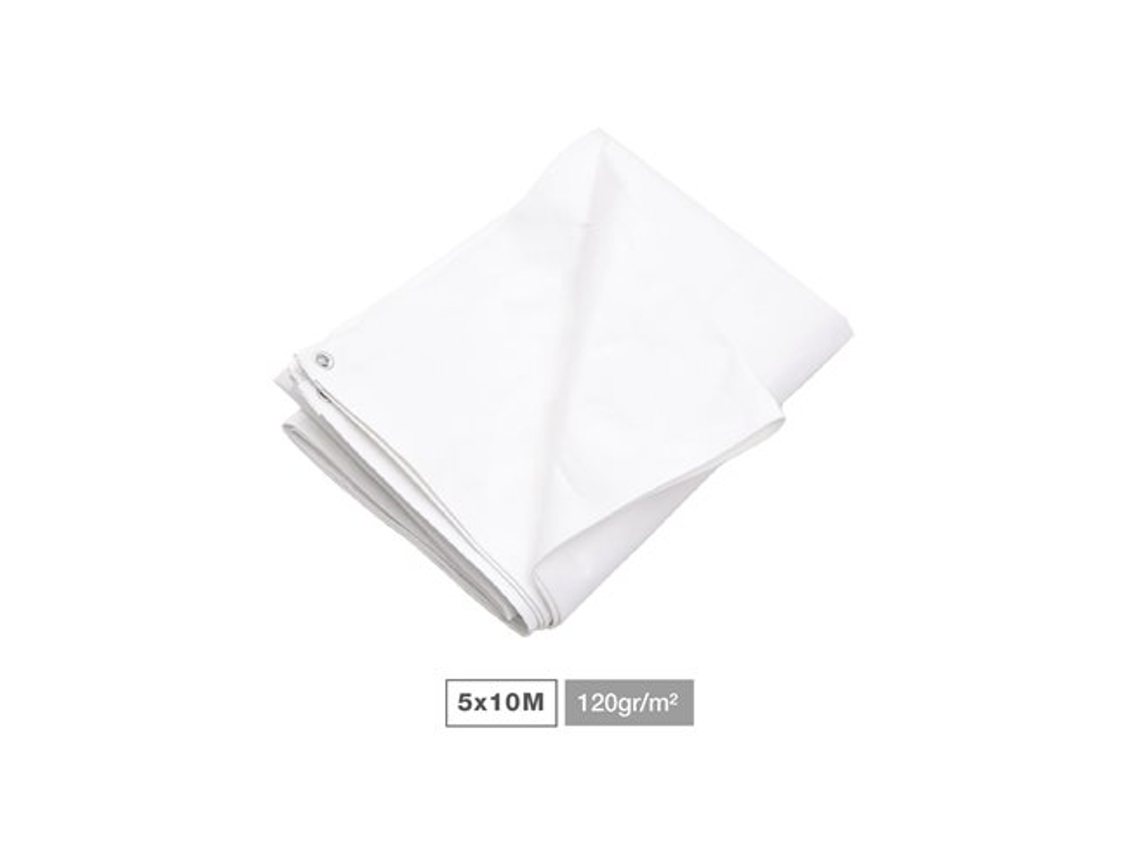 Toldo 120gr 5x10m Blanco
