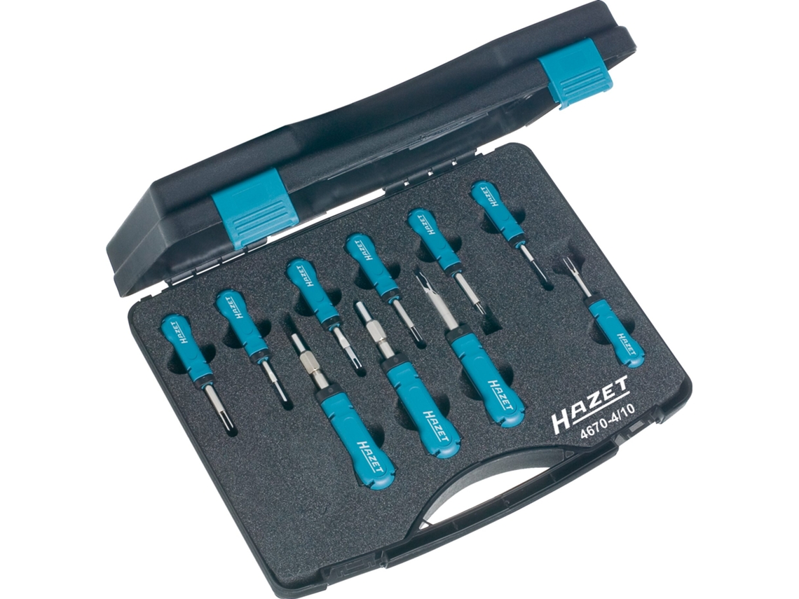 HAZET 4670-4/10 Surtido de Herramientas Expulsoras de Cables: Número de Herramientas: 10