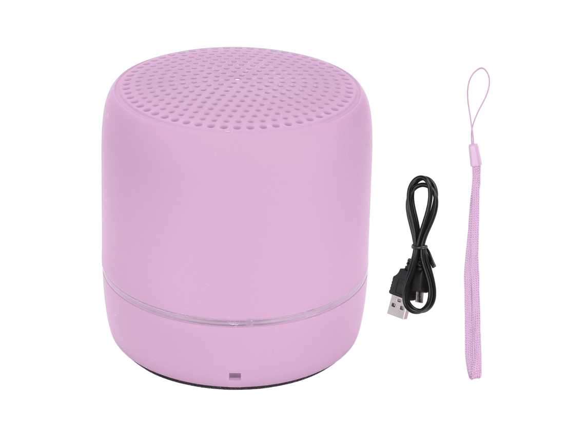 Altavoz Portátil Bluetooth 5.0 Con Graves Estéreo De 280 Hz A 16 Khz, Mini Altavoz Para Viajes Al Aire Libre - Rosa
