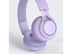 Fones De Ouvido Infantil Sem Fio Bt5.3 Com Fio 3.5mm Rgb Volume Limitado 85db Seguro Ajustável Com Microfone