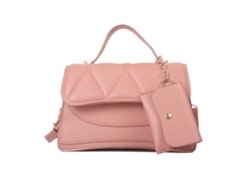 Nécessaire Resistente De Mujer Bolsito Pequeño Duradero Simple Rosa (para Adultos)