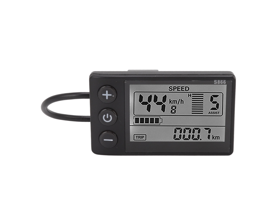 2026-pantalla Lcd Para Bicicleta Eléctrica Impermeable Ip65 24v 36v 48v Visibilidad Clara Para Patinete Eléctrico