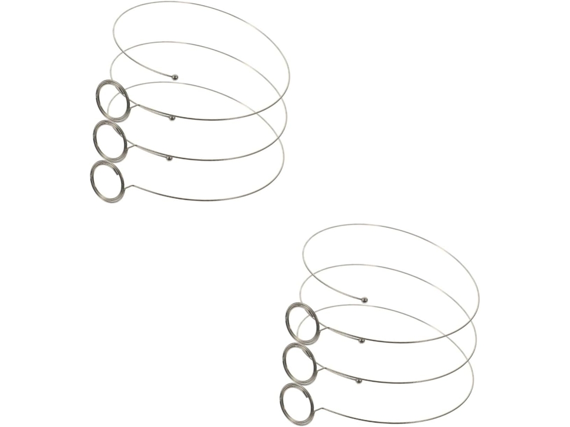 Lote De 6 Supports De Reloj Con Anillo En Acero Y Oculaire