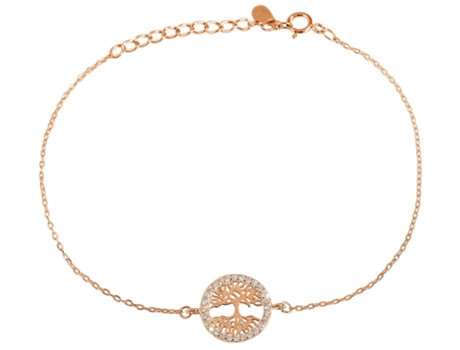 Pulsera Árbol de la Vida en Plata de Ley 925 Bina con Circonias Bañada en Rodio