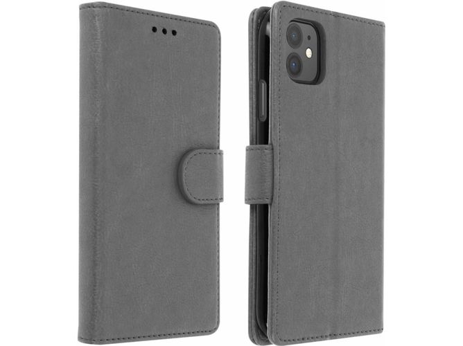 Funda iPhone 11 AVIZAR Libro Gris