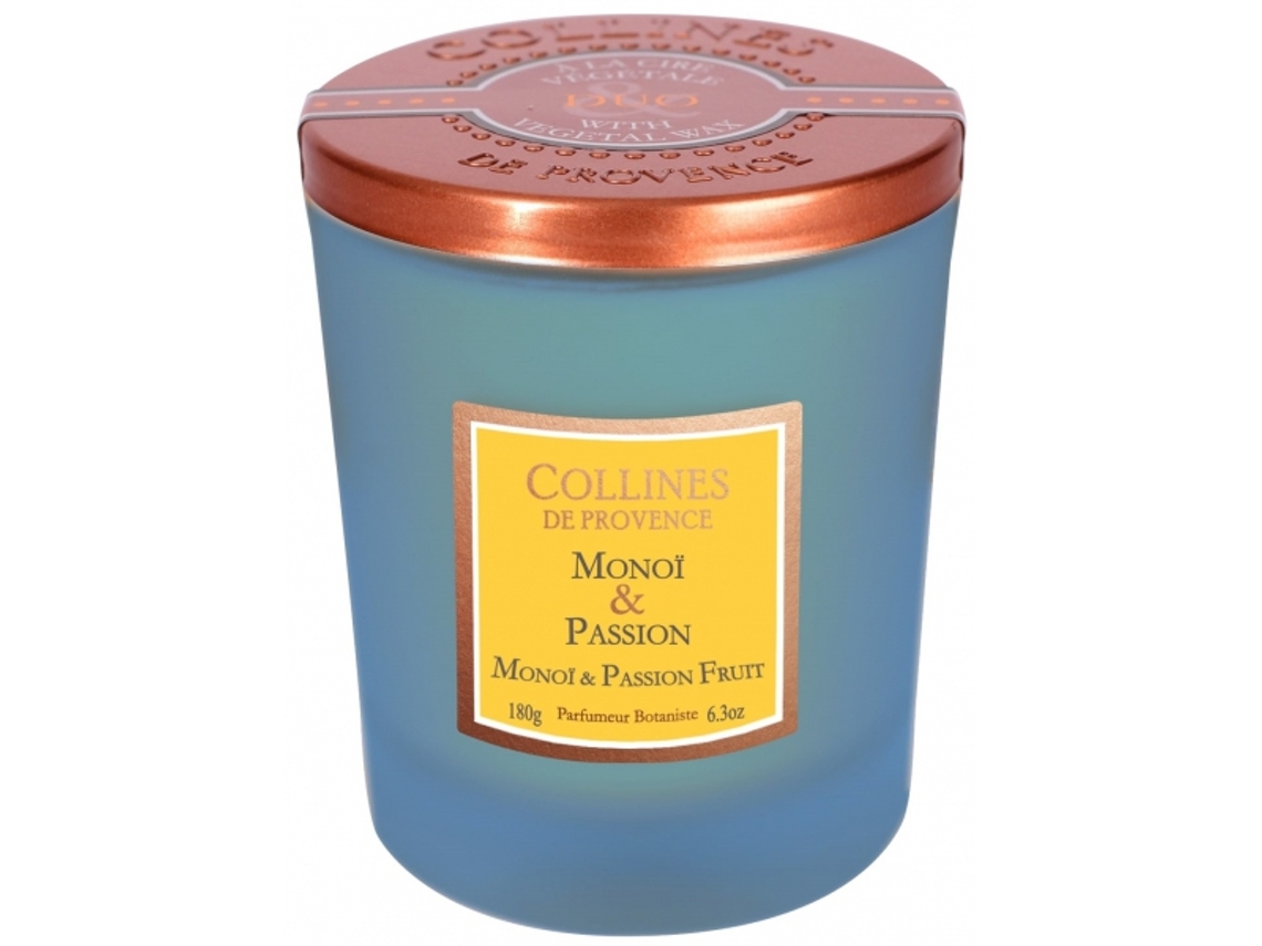 Vela COLLINES DE PROVENCE Perfumada Duos Monoi Maracuyá 180Gr