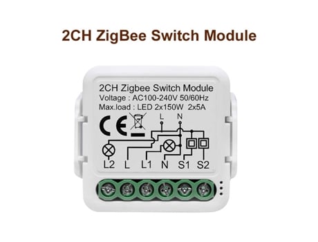 Módulo Interruptor Luz Módulo Tuya Zigbee 3.0