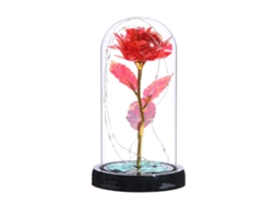 KOFIHETY Rosa Artificial Iluminada en Bóveda de Vidrio, Regalo de Amor para Hijas, Mujeres y Madres, Ideal para el Día de la Madre, Regalos de San Valentín