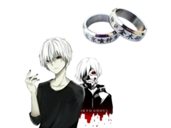 Anillo De Acero Inoxidable Para Cosplay De Anime, Anillo De Metal, Accesorio De Ropa Elegante