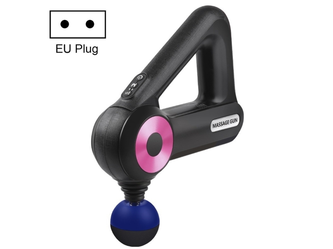 Relajante Muscular Fascial Triangular (rojo), Masajeador Eléctrico De Fitness Para El Hogar. Especificaciones: Estándar Europeo.
