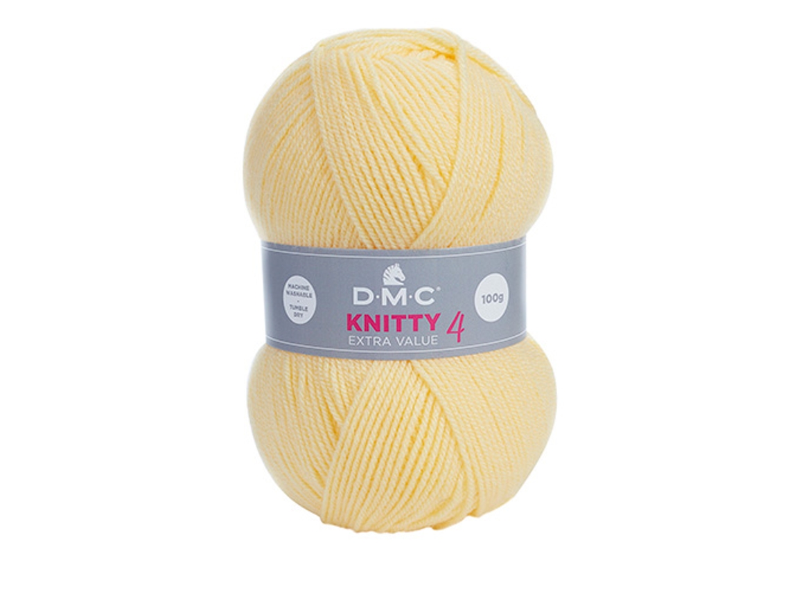 Hilo de La DMC Knitty4 8112/957 100G Amarelo Bebe