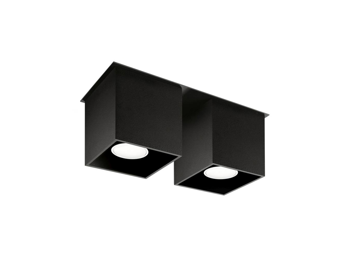 Sollux Sl.0063 Plafón Quad 2 Negro