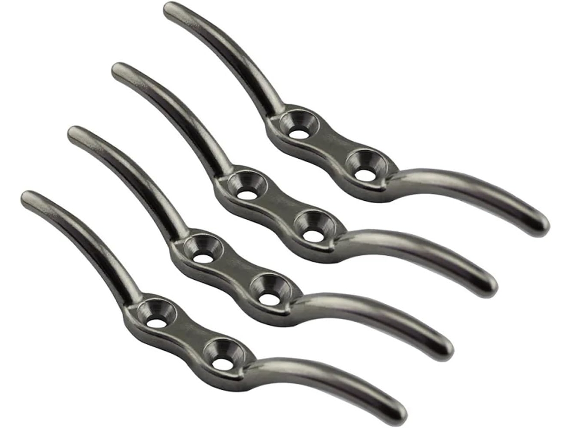 Taquet De Corde En Acier Inoxydable 316, 2 Piezas, 112mm 151mm, Poli Miroir, Amarage Bateau