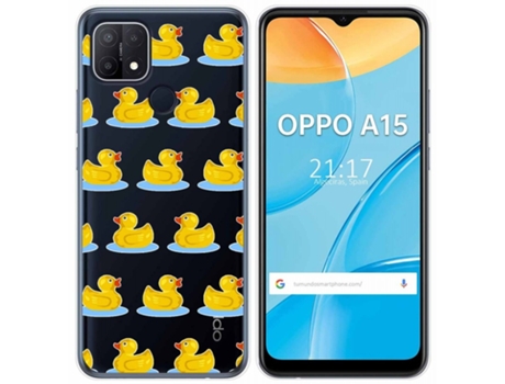 Carcasa Oppo A15 TUMUNDOSMARTPHONE Dibujos Transparente Multicolor