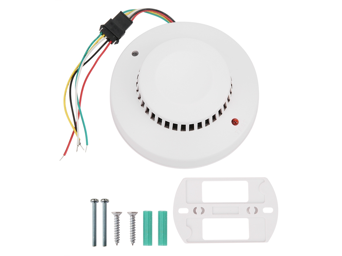 Detector De Humo Fotoeléctrico Inteligente Con Alarma Contra Incendios Para La Seguridad Del Hogar.
