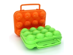 2026-caja De Almacenamiento De Huevos Antichoque 2/6/12 Huevos Abs Para Camping Refrigerador 12 Compartimentos