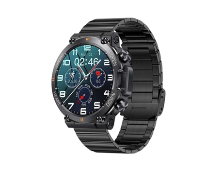 Reloj Inteligente Militar con 1 Rastreador de Ejercicios con Pantalla HD Grande de 39 '' Compatible con iPhone Negro VEANXIN